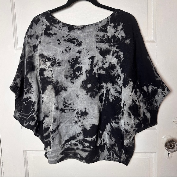 Schmatta Chic 100% Cotton Tie Dye Dolman Sleeve Top Relaxed Flowy Lagenlook SM - Picture 14 of 17